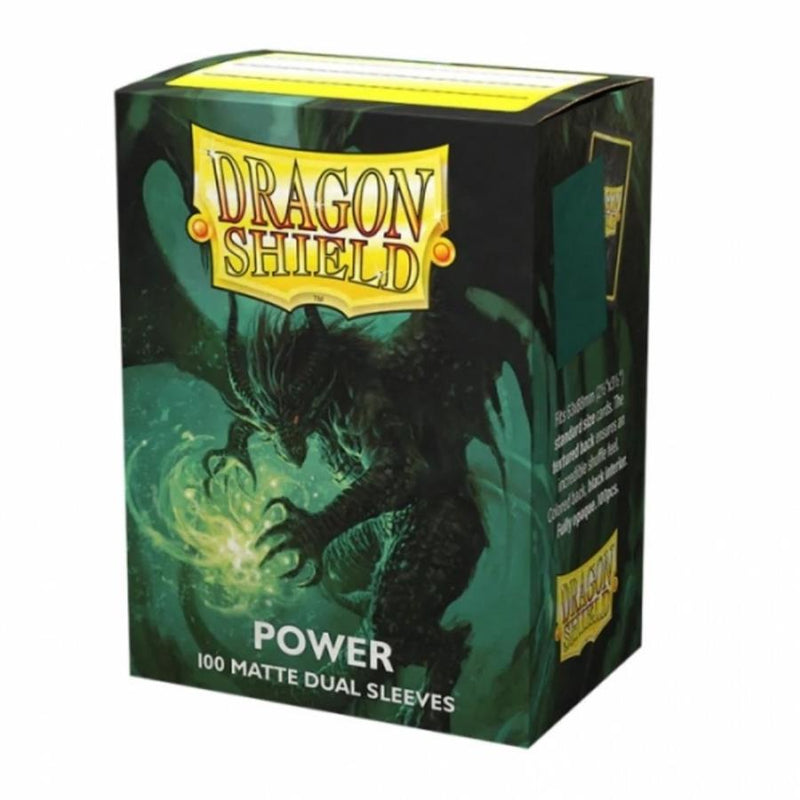 Dragon Shield Sleeves: Standard DUAL- Green/Power (100 ct.)