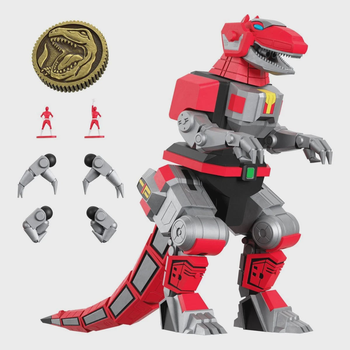 Power Rangers Ultimates Tyrannosaurus Dinozord 7-Inch Action Figure-Figuras-SUPER7-Akibara Xpress