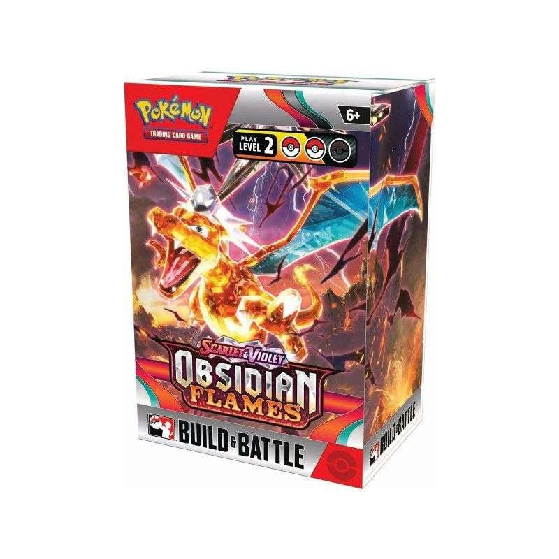 PPOKEMON TCG OBSIDIAN FLAMES BOOSTER BUNDLE ESPAÑOL-TCG-Juegos de Mesa-Akibara Xpress