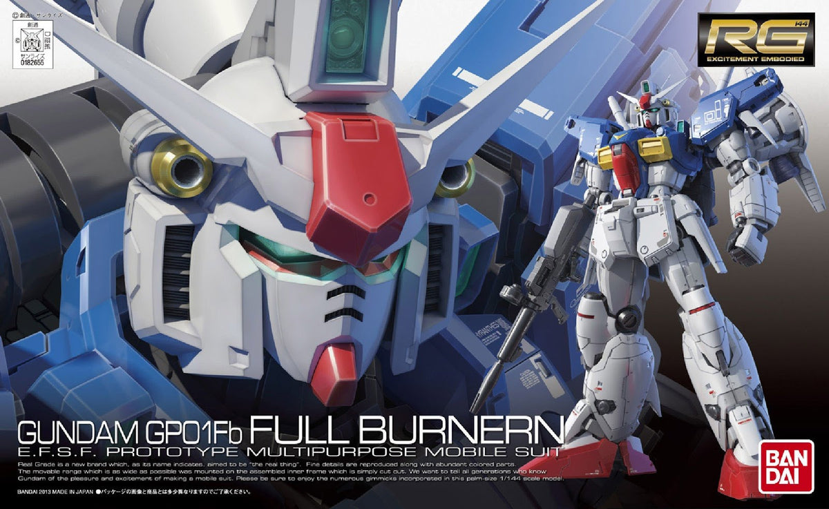 RG Gundam GPO1Fb Full Burnern-Figuras-BANDAI-Akibara Xpress
