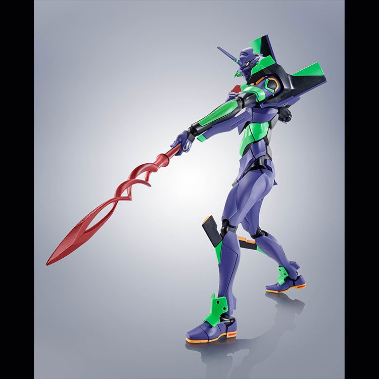 ROBOT SPIRITS EVANGELION TEST TYPE-01 + Spear Of Cassius Renewal Color Edition-Figuras-BANDAI-Akibara Xpress