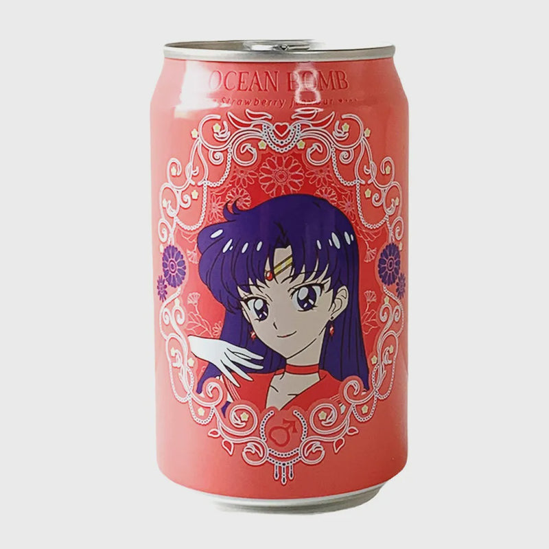 OCEAN BOMB SAILOR MOON AGUA GASIFICADA SABOR FRESA 330ml