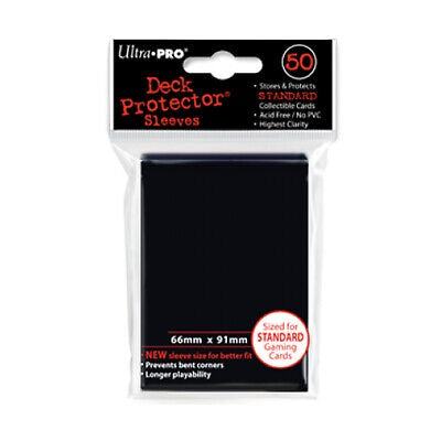 Ultra Pro: Standard Sleeves - Black 50ct MICAS