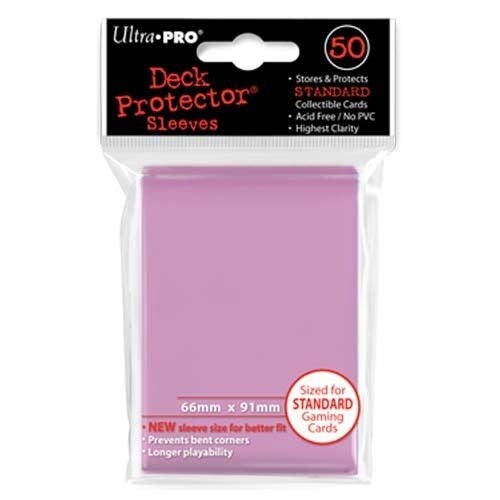 Ultra Pro: Standard Sleeves - Pink 50ct MICAS