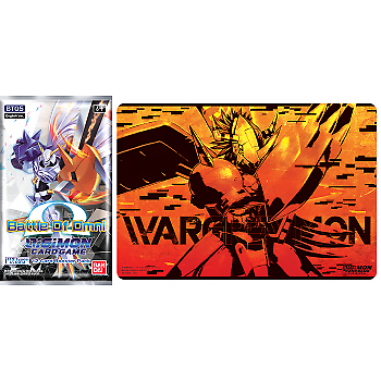 DIGIMON TCG Wargreymon Playmat BUNDLE