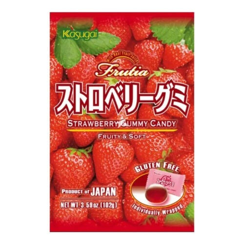 KASUGAI GOMITAS SABOR FRESA 107g
