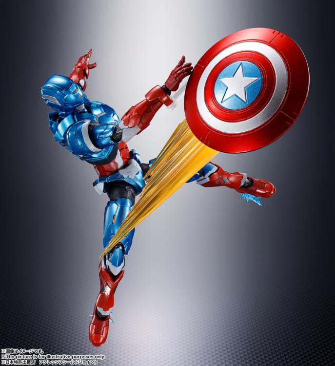 S.H Figuarts Captain America (Tech-ON Avengers)-Figuras-BANDAI-Akibara Xpress