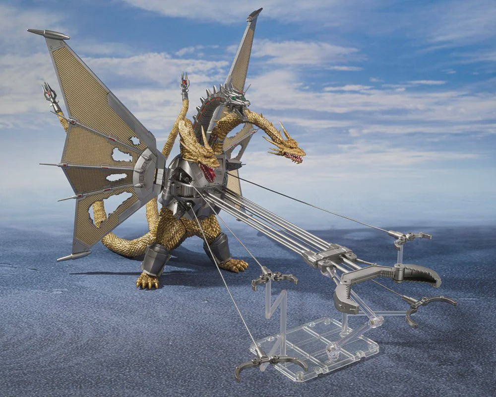 S.H.MonsterArts MECHA GHIDORAH Shinjuku Decisive Battle Special Set-Figuras-DAM-Akibara Xpress
