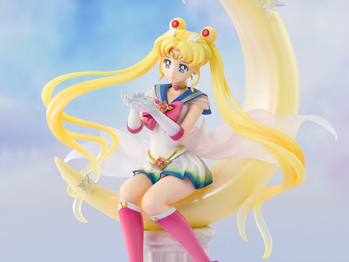 Sailor Moon Eternal FiguartsZero Chouette Super Sailor Moon Bright Moon-Figuras-BANDAI-Akibara Xpress