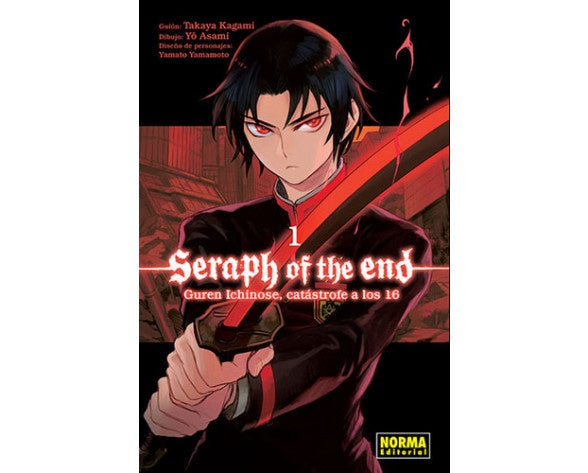 SERAPH OF THE END: GUREN ICHINOSE, CATÁSTROFE A LOS DIECISÉIS 1 EUROPA-Mangas Españoles-NORMA-Akibara Xpress
