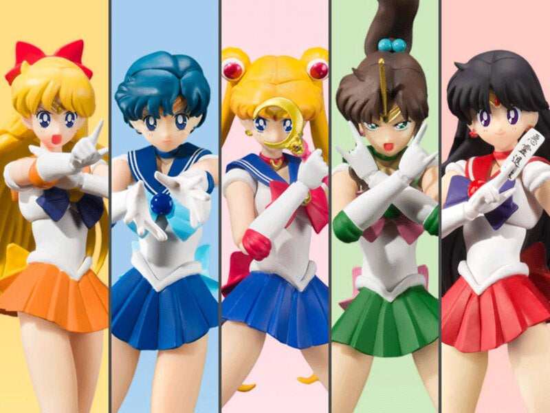 Set 5 Sailor Scouts - Anime Color Edition-Figuras-BANDAI-Akibara Xpress