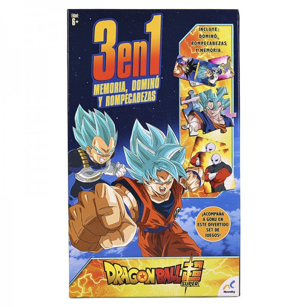 Set de juegos 3 en 1 Dragon Ball Super-Juegos De Mesa-Juegos de Mesa-Akibara Xpress