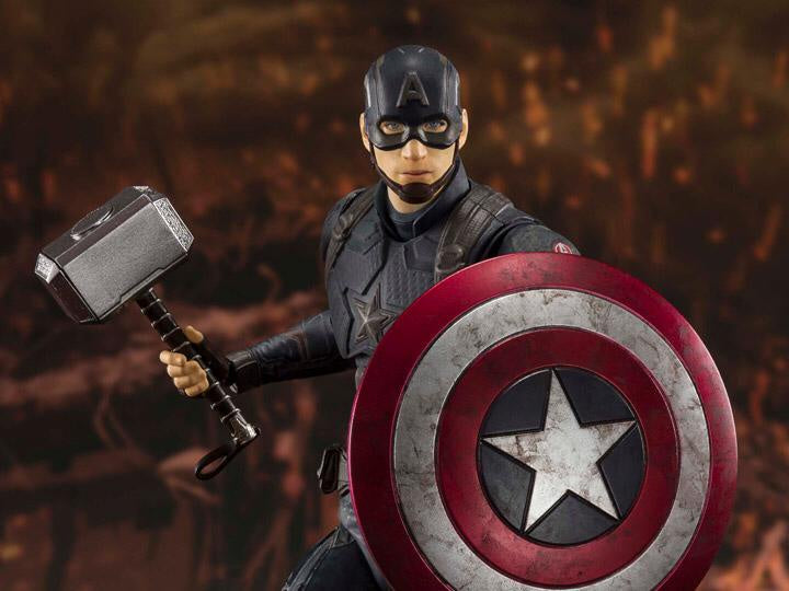 SH Figuarts Capitan America Final Battle Edition-Figuras-BANDAI-Akibara Xpress