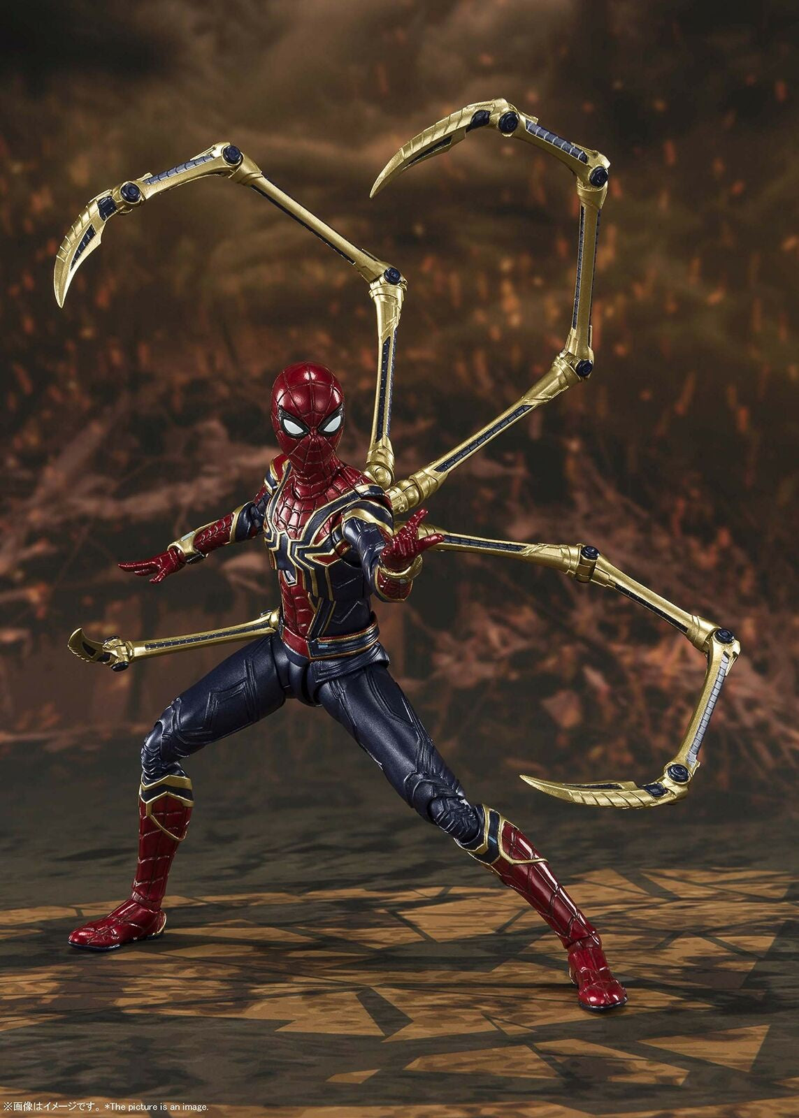 SH Figuarts IRON SPIDER - FINAL BATTLE-Figuras-BANDAI-Akibara Xpress