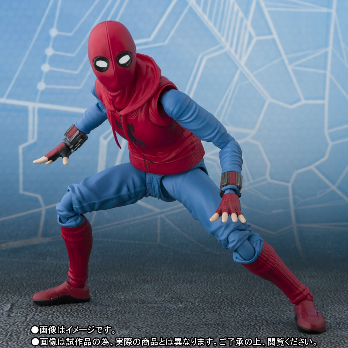SH Figuarts Spider-Man Home Made Suit Ver.-Figuras-BANDAI-Akibara Xpress