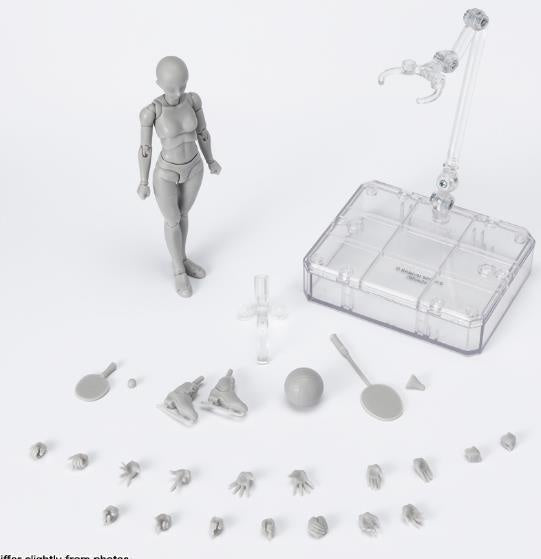 SHF Body Chan -Sports- Edition DX SET (Gray Color Ver.)-Figuras-BANDAI-Akibara Xpress