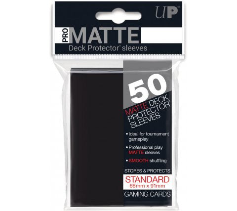 Ultra Pro: Standard Sleeves NEGRAS MATTE