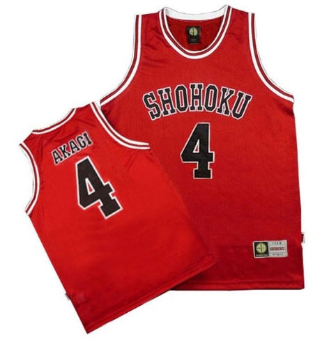Slam Dunk Jersey Akagi 4 M Roja-Ropa-Ropa Japon-Akibara Xpress
