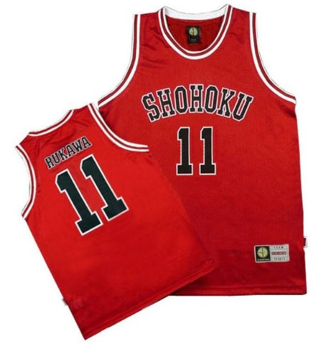 Slam Dunk Jersey Rukawa 11 XXL Roja-Ropa-Ropa Japon-Akibara Xpress