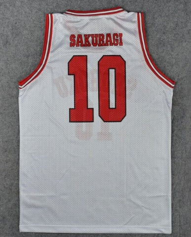 Slam Dunk Jersey Sakuragui 10 M Blanca-Ropa-Ropa Japon-Akibara Xpress