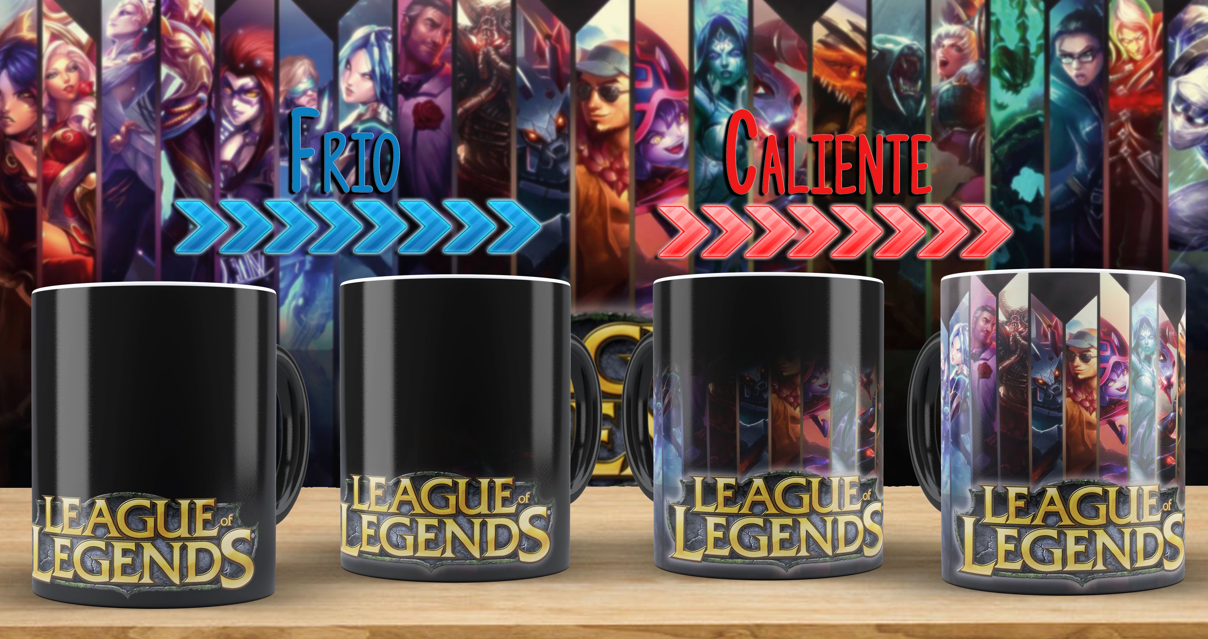 Taza Magica League Of Legends 001-Tazas-Tazas Pero Ke Mono-Akibara Xpress