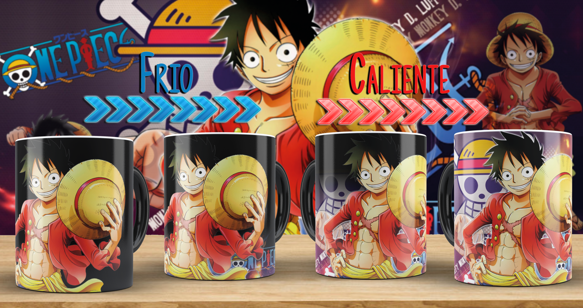 Taza Magica One Piece 005-Tazas-Tazas-Akibara Xpress