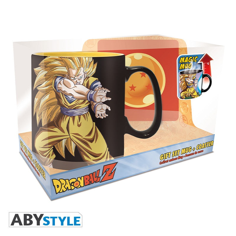 Taza Térmica Dragon ball con porta vasos-Tazas-ABYSTYLE-Akibara Xpress