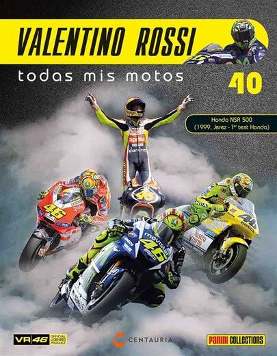 VALENTINO ROSSI N.40-Fasciculos Panini-Panini Facsiculos-Akibara Xpress