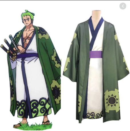 Yukata Zoro Wano-Ropa-Ropa Japon-Akibara Xpress